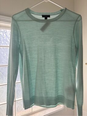 J Crew Light Aqua Margot sweater